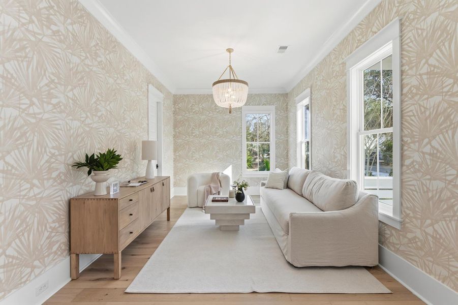 Furnished interior view inside a new home in , Mount Pleasant (Image 16).