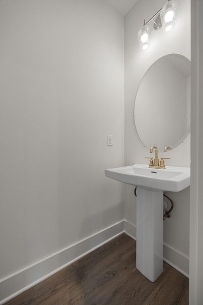 Stylish Powder Room in The Sedona Townhome