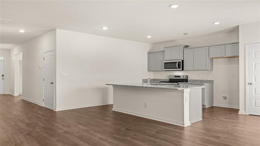 Furnished interior view inside a new home in Champion's Run, Lithonia (Image 7).