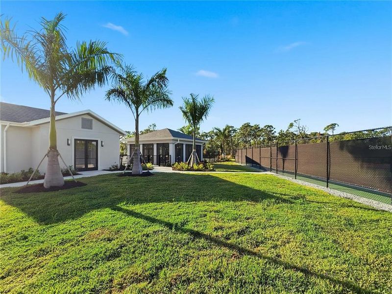 Exterior details and patio area of a home in , Englewood (Image 25).