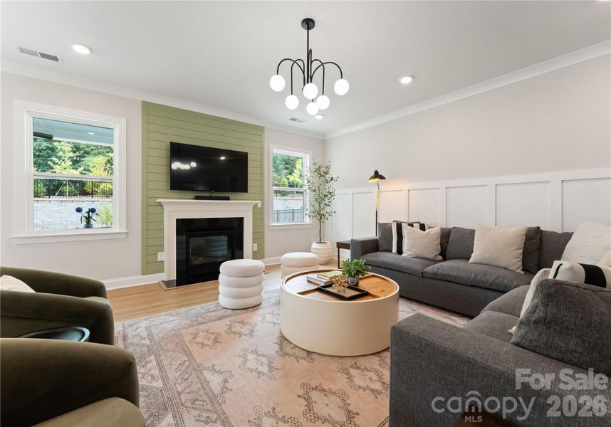 Furnished interior view inside a new home in Avienmore, Charlotte (Image 8). Furnished interior view inside a new home in Avienmore, Charlotte (Image 8).