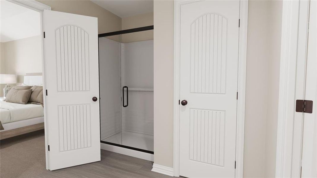 Furnished interior view inside a new home in Courtland Place, Cleburne (Image 17). Furnished interior view inside a new home in Courtland Place, Cleburne (Image 17).