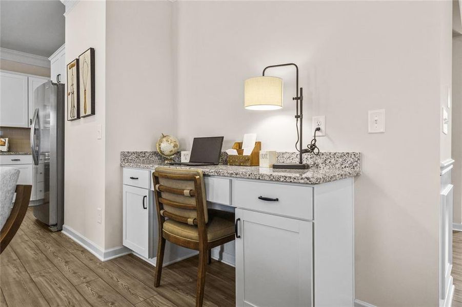 Furnished interior view inside a new home in Varnell Preserve, Dalton (Image 16).