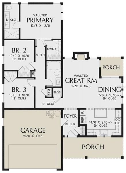 2D floor plan layout of this home in , Webster, FL (Image 3). 2D floor plan layout of this home in , Webster, FL (Image 3).