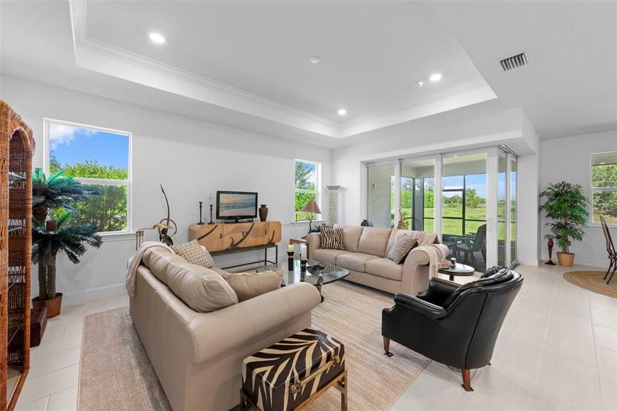 Furnished interior view inside a new home in , Punta Gorda (Image 9).