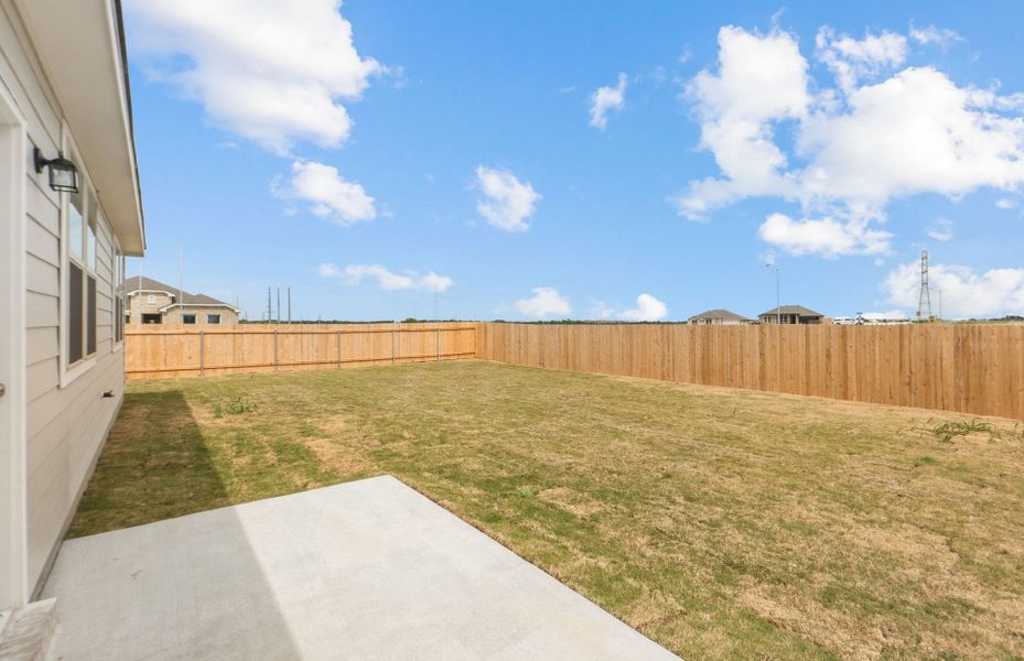 Exterior details and patio area of a home in County View, Temple (Image 19).