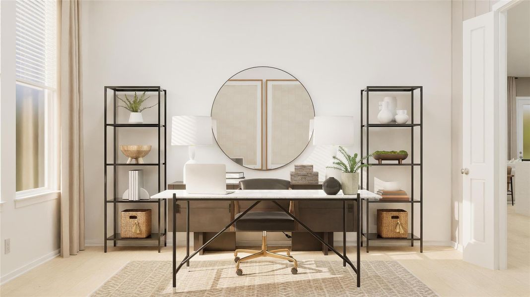 Furnished interior view inside a new home in The Grand Prairie, Hockley (Image 4).