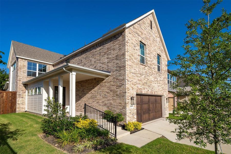 Front exterior of a new home in , Dallas, TX, highlighting curb appeal (Image 2). Front exterior of a new home in , Dallas, TX, highlighting curb appeal (Image 2).