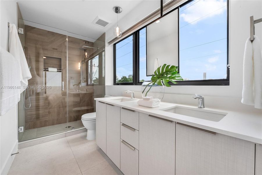 Furnished interior view inside a new home in , Miami (Image 7). Furnished interior view inside a new home in , Miami (Image 7).