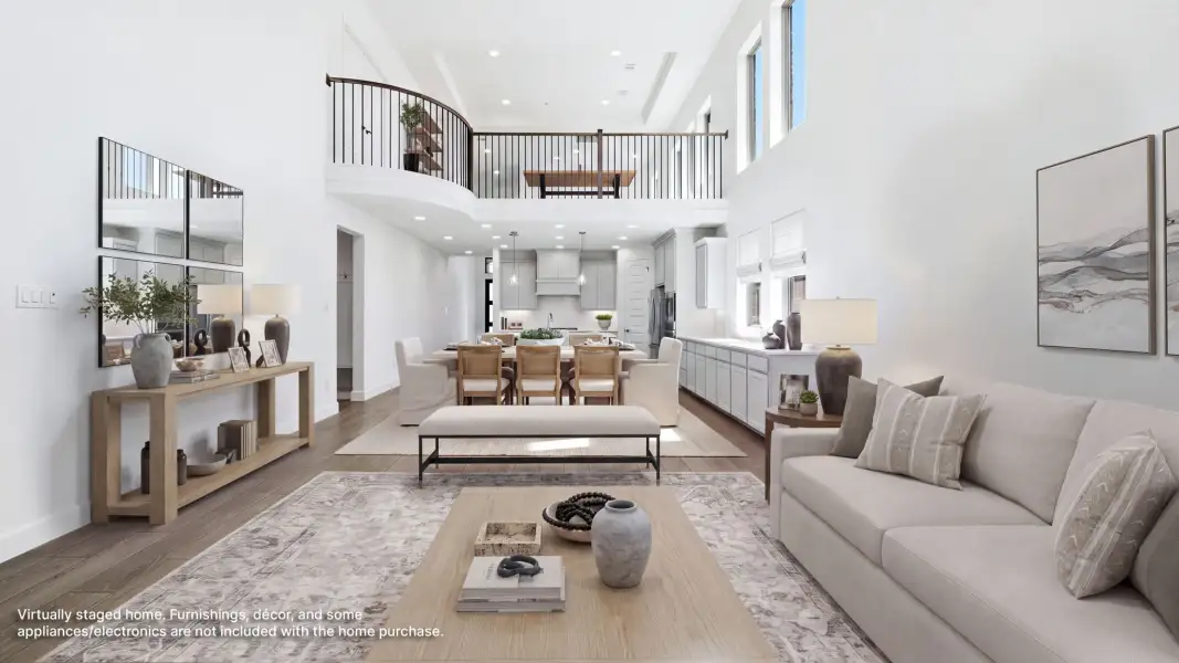 Furnished interior view inside a new home in Eliana, McKinney (Image 6).