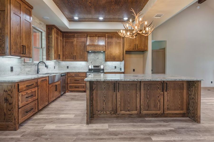 Furnished interior view inside a new home in , Loving (Image 11).