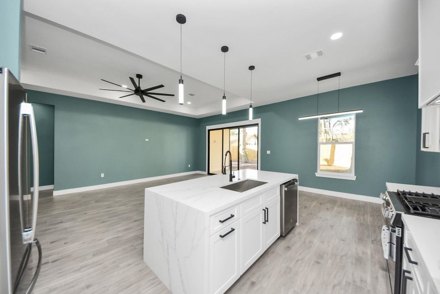 Furnished interior view inside a new home in , Pasadena (Image 19).