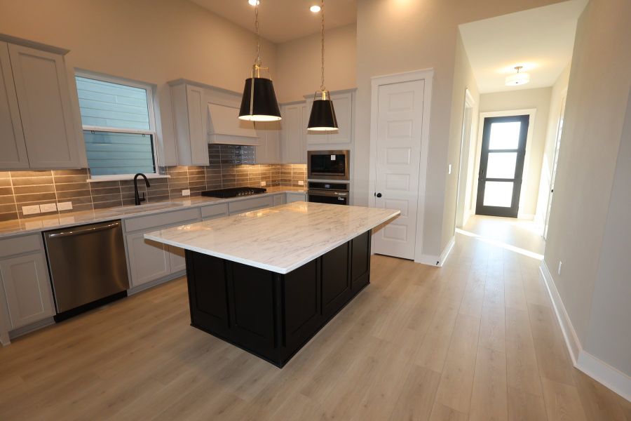 Furnished interior view inside a new home in Bridgeland Central: Emerald Heights - Landmark Row Collection, Cypress (Image 6).