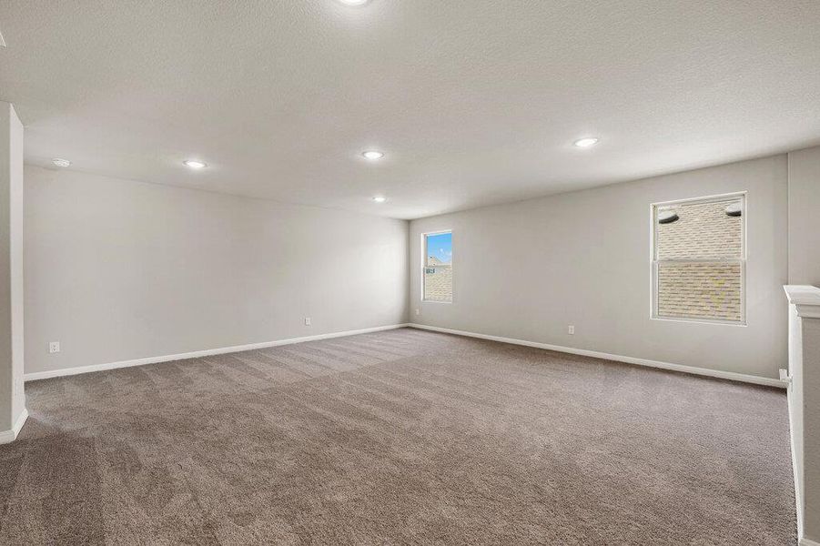 Spacious, unfurnished interior of a new home in Patterson Ranch, Georgetown (Image 29). Spacious, unfurnished interior of a new home in Patterson Ranch, Georgetown (Image 29).