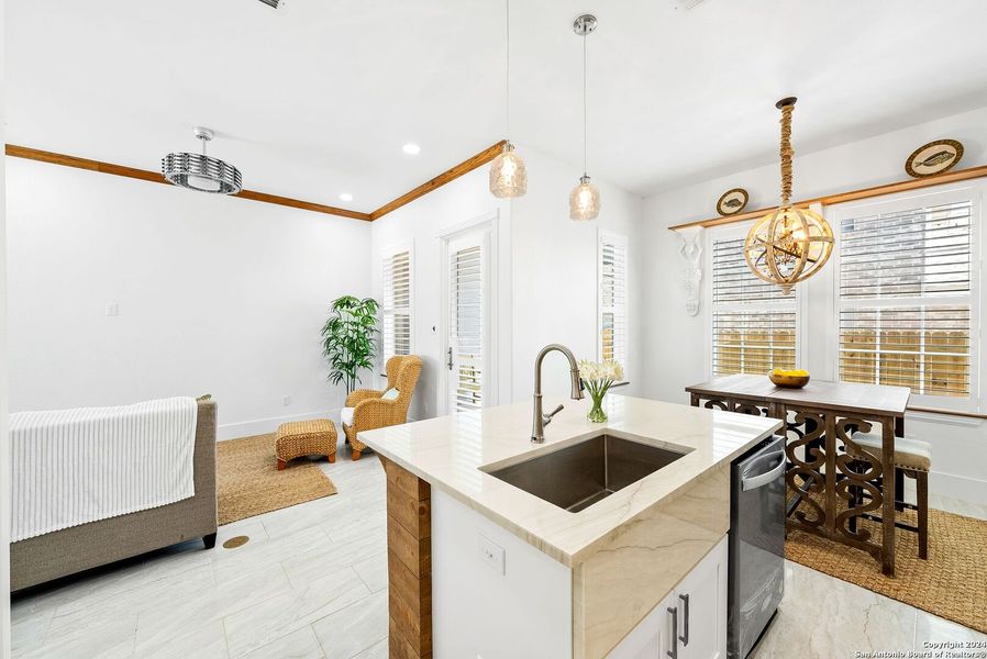 Furnished interior view inside a new home in , Corpus Christi (Image 29).