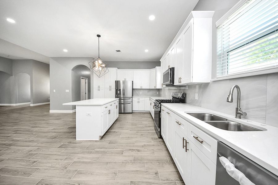 Furnished interior view inside a new home in , Houston (Image 18). Furnished interior view inside a new home in , Houston (Image 18).