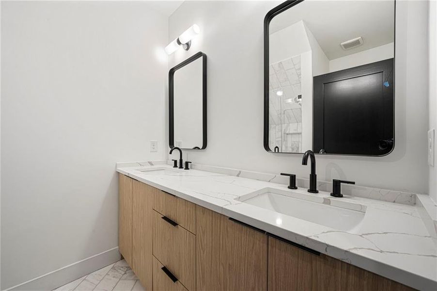 Furnished interior view inside a new home in , Atlanta (Image 11).