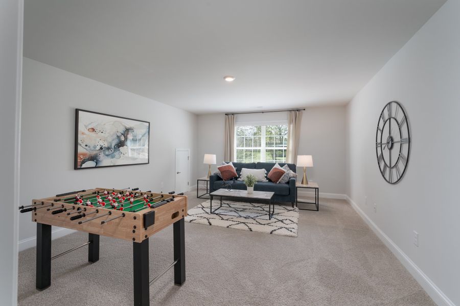 Representative furnished interior of a home built from the 3320 by Adams Homes in Falls of the Cape, Lillington (Image 29).