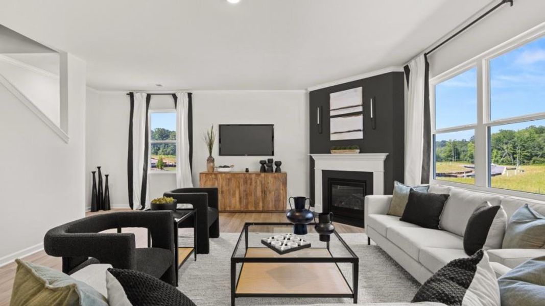Furnished interior view inside a new home in Fairhaven, Lithia Springs (Image 6).