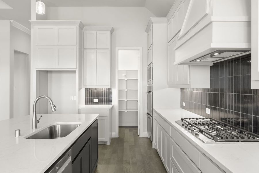 Representative furnished interior of a home built from the Jordan by Windsor Homes in Nelson Lake Estates, Rockwall (Image 12).