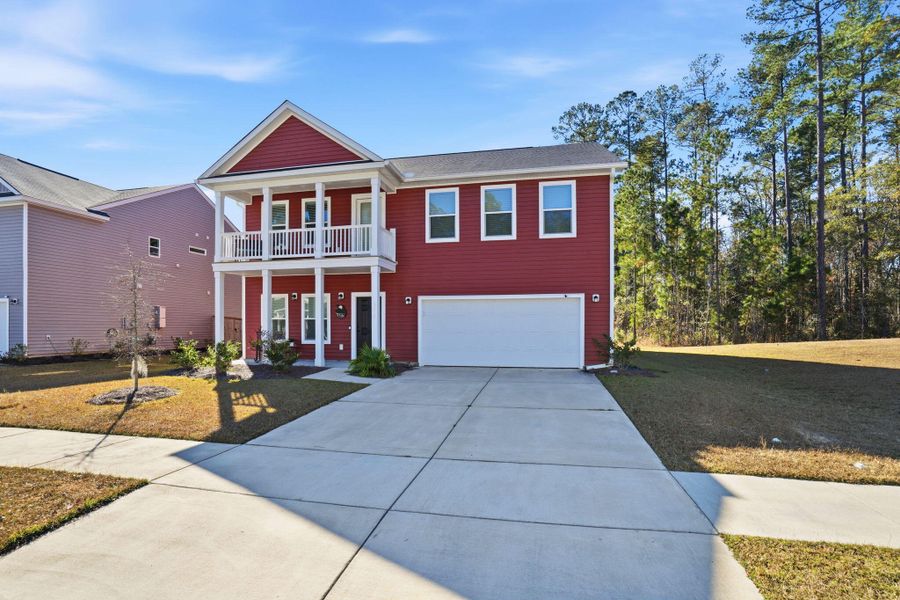 Front exterior of a new home in , Summerville, SC, highlighting curb appeal (Image 22). Front exterior of a new home in , Summerville, SC, highlighting curb appeal (Image 22).