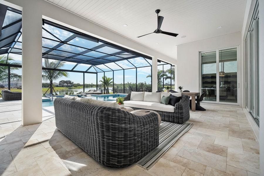 Representative furnished interior of a home built from the Riviera by GHO Homes in The Reserve at Grand Harbor, Vero Beach (Image 81).