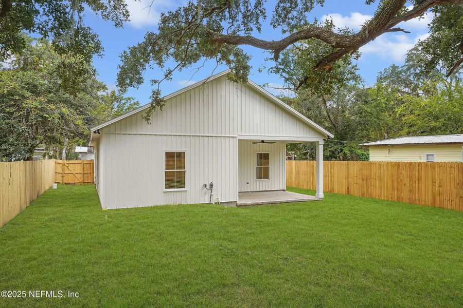 Exterior details and patio area of a home in , St. Augustine (Image 17). Exterior details and patio area of a home in , St. Augustine (Image 17).