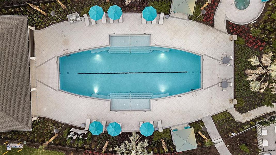 Aerial View of Pool