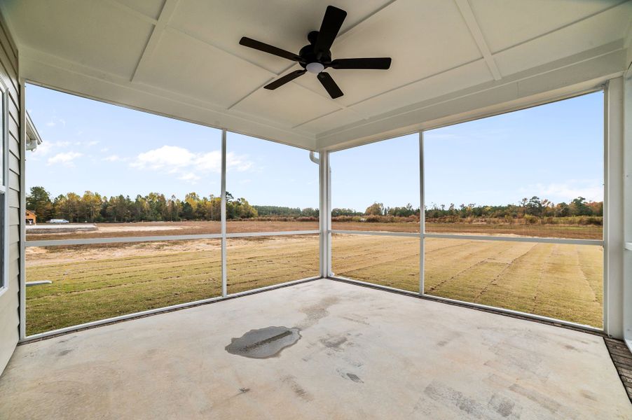 Exterior details and patio area of a home in Eli's Ridge, Winterville (Image 30).