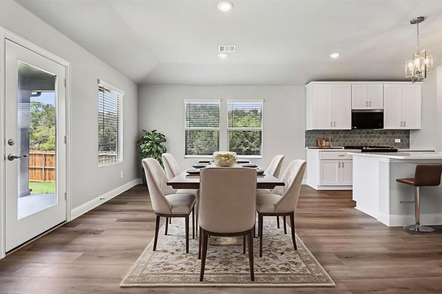 Photo is not of the actual home, but is an inspirational photo of builder’s model home and may depict options, furnishings, and/or decorator features that are not included.