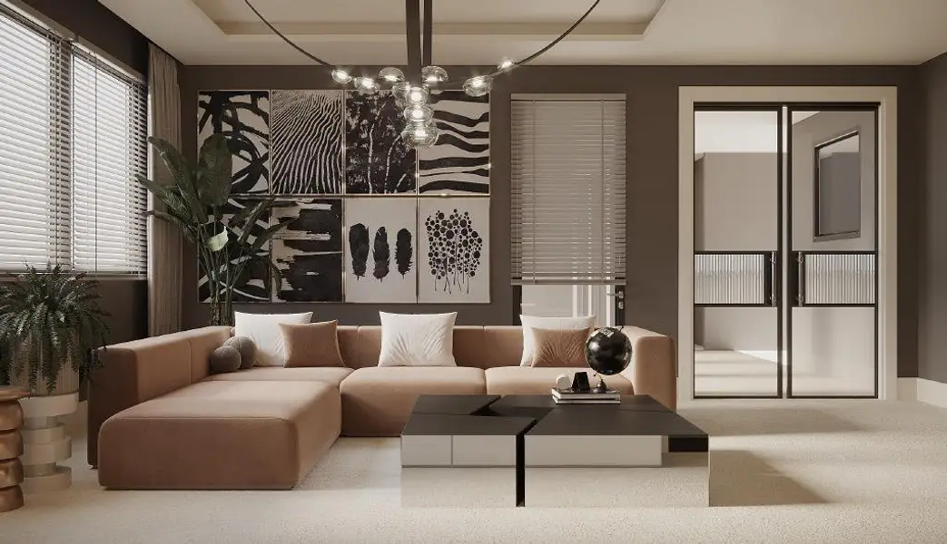 Furnished interior view inside a new home in , Jonestown (Image 32).