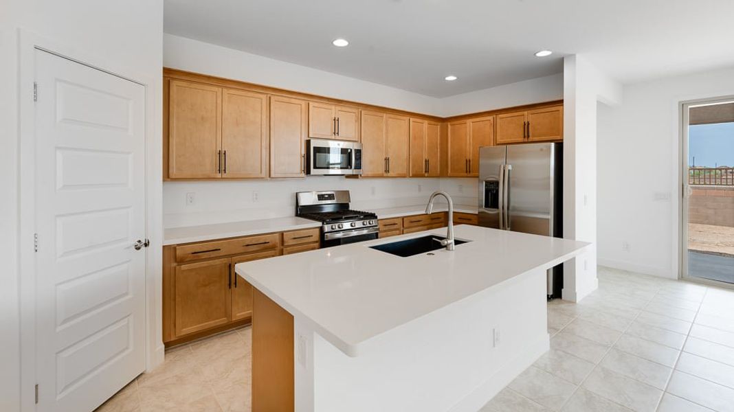 Furnished interior view inside a new home in Combs Ranch, San Tan Valley (Image 3).