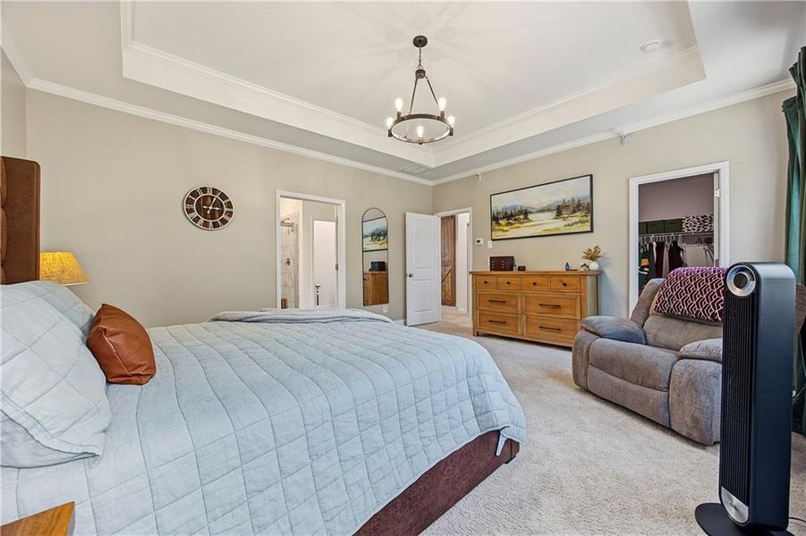 Furnished interior view inside a new home in , Flowery Branch (Image 29).
