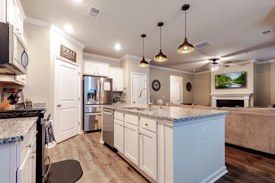 Furnished interior view inside a new home in , Summerville (Image 8).