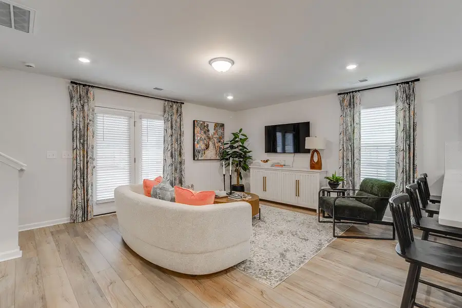 Furnished interior view inside a new home in Central Creek, Goose Creek (Image 36). Furnished interior view inside a new home in Central Creek, Goose Creek (Image 36).