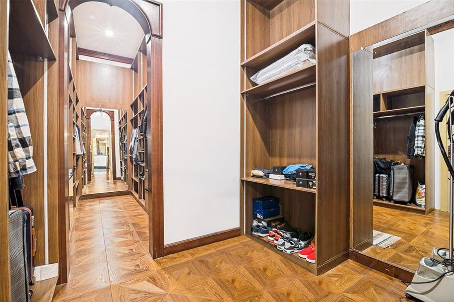 Custom walk in closet