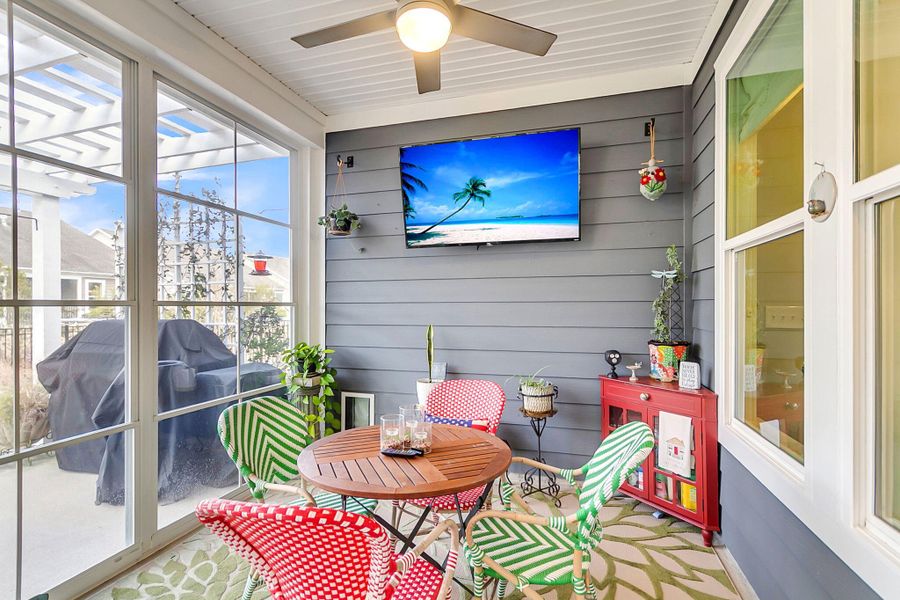 Exterior details and patio area of a home in , Summerville (Image 26).