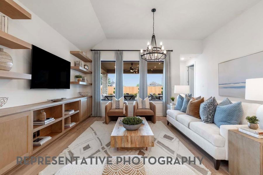 Furnished interior view inside a new home in Midline, Webster (Image 5).