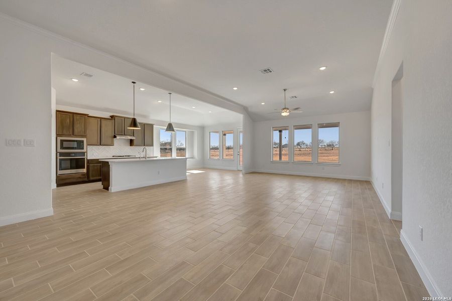 Spacious, unfurnished interior of a new home in Preserve at Annabelle Ranch, San Antonio (Image 40). Spacious, unfurnished interior of a new home in Preserve at Annabelle Ranch, San Antonio (Image 40).