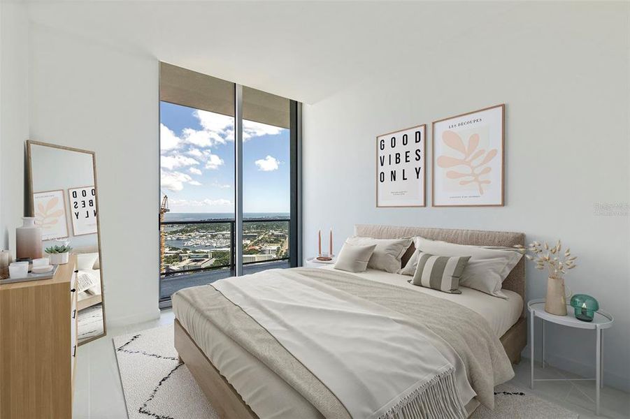 Furnished interior view inside a new home in , St. Petersburg (Image 18).