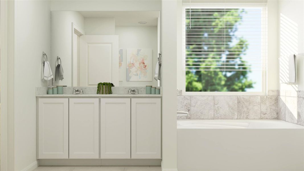 Furnished interior view inside a new home in Meadowlark Preserve: Claremont Collection, Pflugerville (Image 15). Furnished interior view inside a new home in Meadowlark Preserve: Claremont Collection, Pflugerville (Image 15).