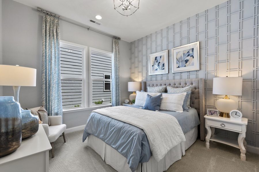 Representative furnished interior of a home built from the Presley by Taylor Morrison in River Falls, Tega Cay (Image 11).