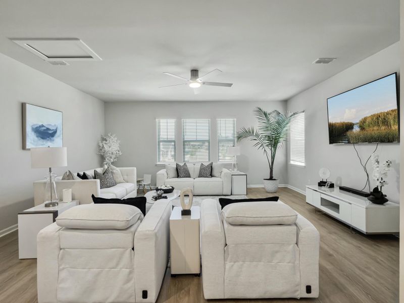 Furnished interior view inside a new home in The Groves of Berkeley, Moncks Corner (Image 59).