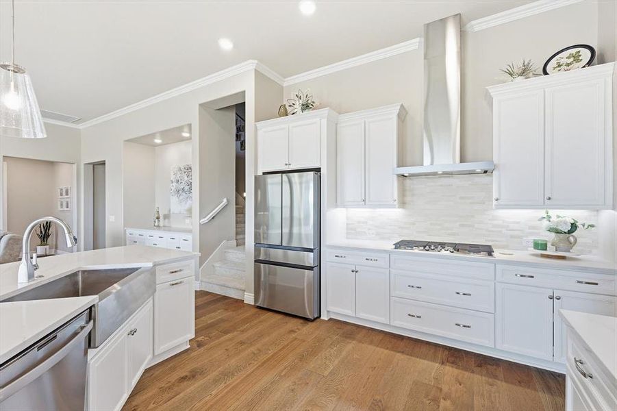 Furnished interior view inside a new home in , Denton (Image 11).