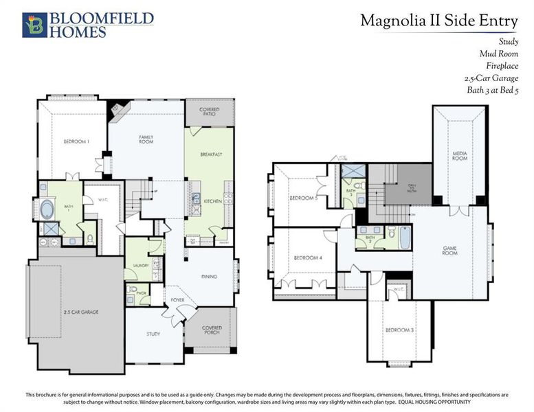 2D floor plan layout of this home in Triple Diamond Ranch, Mansfield, TX (Image 5).