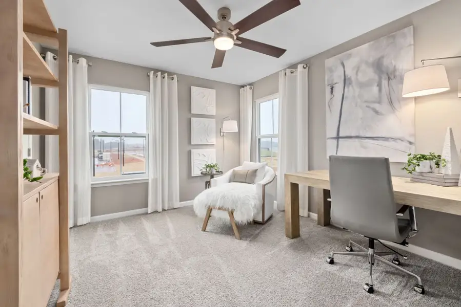 Furnished interior view inside a new home in Solana, Durham (Image 6).