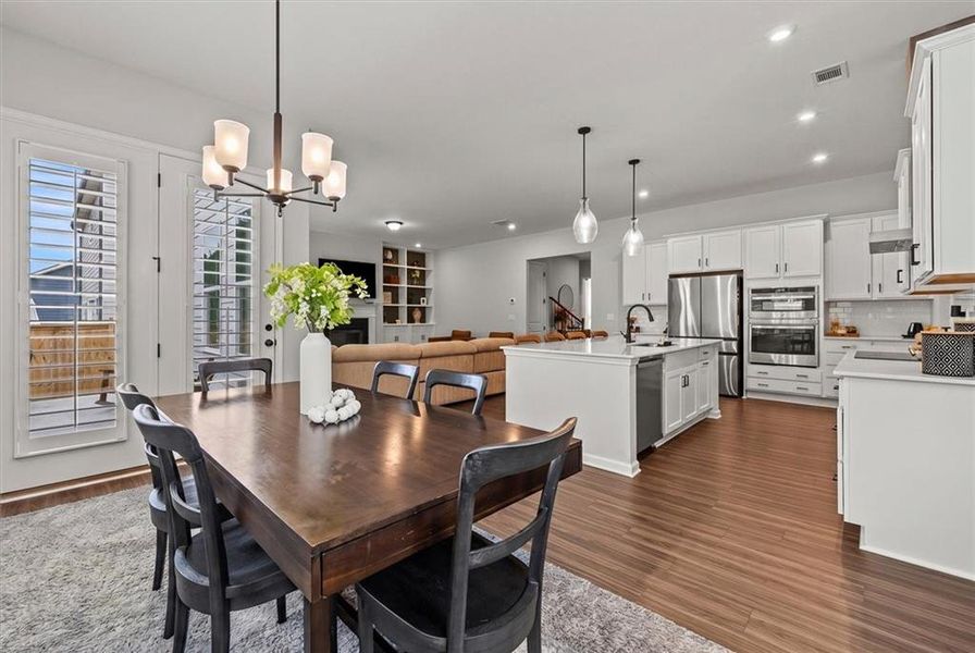 Furnished interior view inside a new home in , Acworth (Image 9).