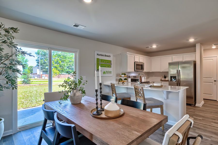 Representative furnished interior of a home built from the Poplar A by McGuinn Homes in Rivers Crossing, Aiken (Image 13).