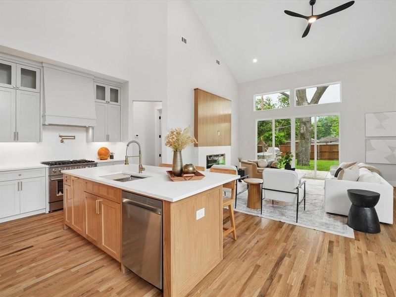 Furnished interior view inside a new home in , Dallas (Image 29).