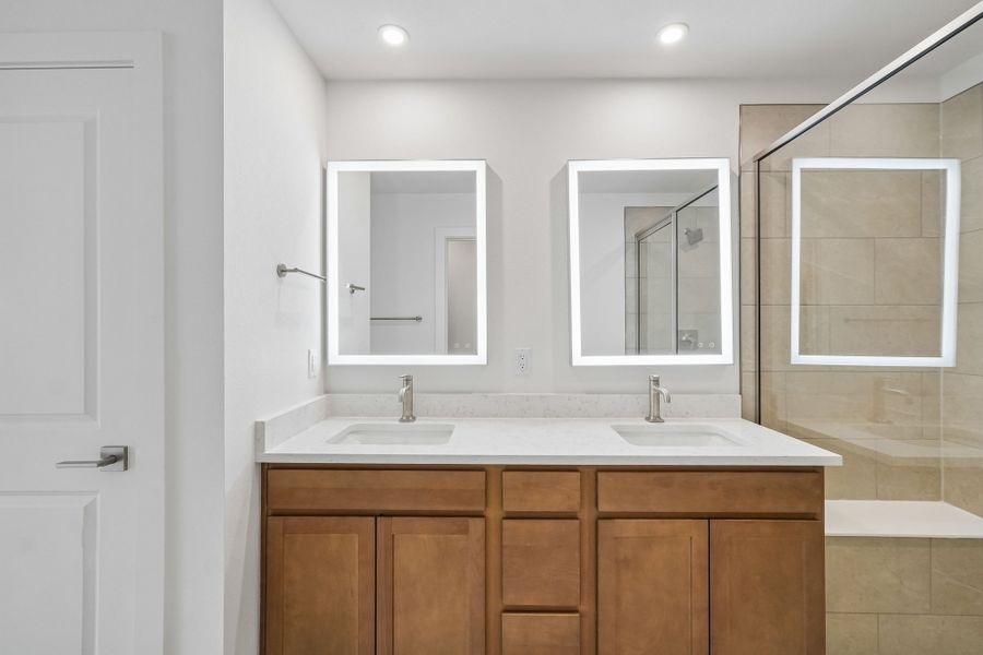 Furnished interior view inside a new home in Parkside at Victory Ridge, Colorado Springs (Image 12).